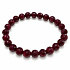 Ruby Faceted Bracelet Royal Fire, natural stone, 7.8–8.5 mm beads / 16–17 cm | Bracelet of passion, courage, and abundance, AAA