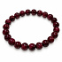 Ruby bracelet Fire of Love – smooth beads 7.8–8.5 mm / 16–17 cm | AAA