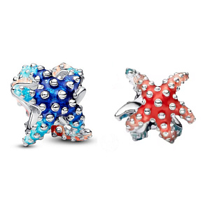 Charm Hvězdice barevný přívěsek, korálek na náramek moře