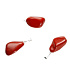Jasper red Troml pendant natural stone M, approx. 2,5 cm, full care stone