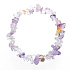Ametrine bracelet elastic chopped natural stone 19 cm, energy amplifier