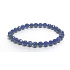 Lapis Lazuli facet bracelet elastic natural stone, ball 5 - 6 mm / 16 - 17 cm, harmony stone