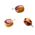 Mokait Troml pendant natural stone, 2,2 - 3 cm, 1 piece, motivational stone