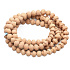 Lotus Bodhi Mala, natural lotus necklace 108 + 6 Buddhist prayer beads 9.5 mm - peace, blessings