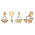 Charm Sterling silver 925 Marvel The Avengers, Infinity Stones - Infinity Gems, pendant for bracelet