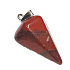 Jasper red Sideric pendulum natural stone 2,2 cm, full care stone