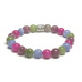 Tourmaline colour chakra bracelet elastic natural stone, ball 6 mm / 16-17 cm, guardian of good mood