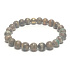Agate Tibetan bracelet elastic natural stone, ball 8 mm / 16 - 17 cm