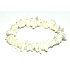 Pearl bracelet elastic chopped natural 19 cm, symbol of femininity