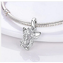 Sterling silver 925 Kissing charm, That kiss is mine, that kiss is yours, love bracelet pendant