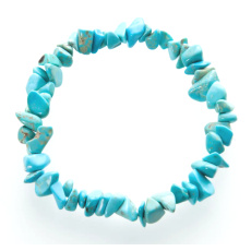 Tyrkenite bracelet elastic chopped natural stone 19 cm, stone of young people, looking for a life goal