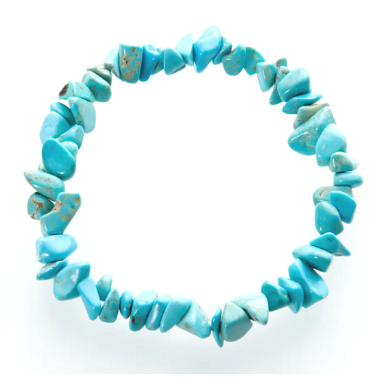 Tyrkenite bracelet elastic chopped natural stone 19 cm, stone of young people, looking for a life goal