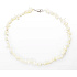 Mother-of-pearl necklace natural stone chipped 40 - 45 cm, symbol of femininity