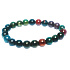 Heliotrope / Bloodstone bracelet elastic natural stone, ball 8 mm / 16 -17 cm, stone of courage