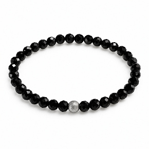 Spinel faceted bracelet elastic natural stone, bead 5 mm / 16 - 17 cm Spinel faceted bracelet elastic natural stone, bead 5 mm / 16 - 17 cm