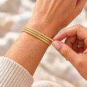 The Power of Colors Magnetic Bracelet Variation – Gold | One piece of jewelry, many forms | 51 cm