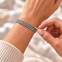 The Power of Colors Magnetic Bracelet Variation – Gray | One piece of jewelry, many forms | 51 cm