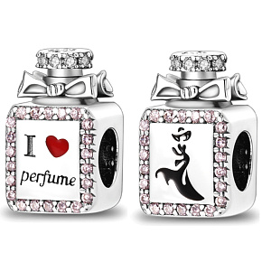 Charm Sterling silver 925 Perfume, bead on bracelet interests