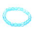 Opalite turquoise matt bracelet elastic, synthetic stone ball 6 mm / 16 cm, for children, wishing and hope stone
