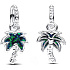 Charm Sterling silver 925 Palm, nature bracelet pendant