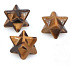 Tiger eye merkaba hmatka natural stone 13 mm, stone of sun and earth, brings luck and wealth