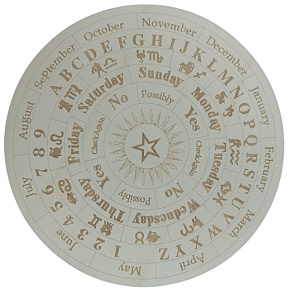 Wooden pendulum game board with moon star 25 cm Wooden pendulum game board with moon star 25 cm