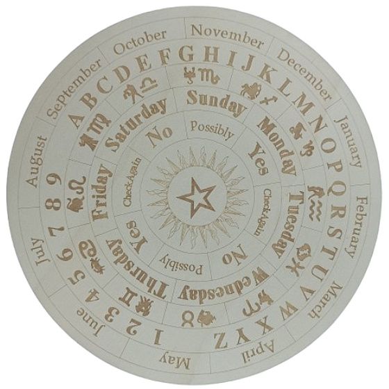 Wooden pendulum game board with moon star 25 cm