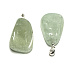 Prehnite tumbled pendant, natural stone approx. 2.6 cm