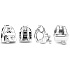 Charm Sterling Silver 925 Backpack Bag, Bead Bracelet Interests