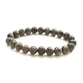 Yooperlit bracelet elastic natural stone, ball 8 mm / 16 - 17 cm Yooperlit bracelet elastic natural stone, ball 8 mm / 16 - 17 cm