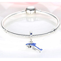 Charm Sterling silver 925 Shark, animal bracelet pendant