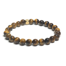 Tiger eye bracelet elastic natural stone, 8 mm / 18 cm, sun and earth stone, brings luck and wealth Tiger eye bracelet elastic natural stone, 8 mm / 18 cm, sun and earth stone, brings luck and wealth
