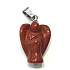 Jasper red Guardian Angel, pendant natural stone hand cut 2 - 2,2 cm, full care stone