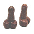 Goldstone golden Penis for luck to build about 3 cm, stone of ambition