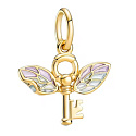 Sterling silver 925 Harry Potter - Winged Key, bracelet pendant
