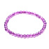 Amethyst bracelet elastic natural stone, ball 4 mm / 15 cm, for children, stone of kings and bishops