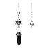 Onyx Merkaba + pendulum, natural stone pendant 71 x 8 x 8 mm, life force stone
