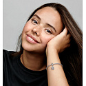 Charm Sterling silver 925 50 years of love, 2in1 anniversary bracelet pendant