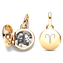 Charm Sterling Silver 925 Gold Medallion Key Pendant Bracelet Love