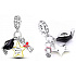 Sterling Silver 925 Graduation - You did it! 3in1 Graduate Pendant Bracelet