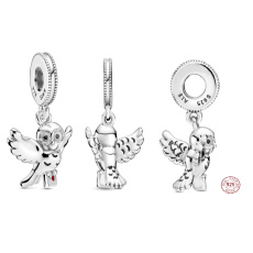 Sterling silver 925 Harry Potter - Hedwig the Owl, bracelet pendant