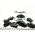 Shungite Tumbled natural stone, approx. 4 cm 1 piece, stone of life, water activator