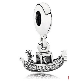 Sterling silver 925 Venice Gondola, travel bracelet pendant Sterling silver 925 Venice Gondola, travel bracelet pendant