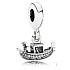 Sterling silver 925 Venice Gondola, travel bracelet pendant