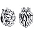 Sterling silver 925 Royal Lion, bead on bracelet symbol