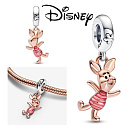 Charm Sterling silver 925 Disney Winnie the Pooh - Piglet, bracelet pendant
