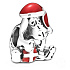 Charm Sterling silver 925 Disney Winnie the Pooh, Isaac's Christmas, bracelet bead