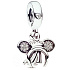 Charm Sterling silver 925 Disney 2in1 Minnie Mouse headband and ring, movie bracelet pendant