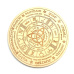 Wooden pendulum game board with zodiac sign 15 cm