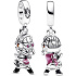 Charm Sterling silver 925 Marvel Guardians of the Galaxy, Star-Lord, bead on bracelet movie